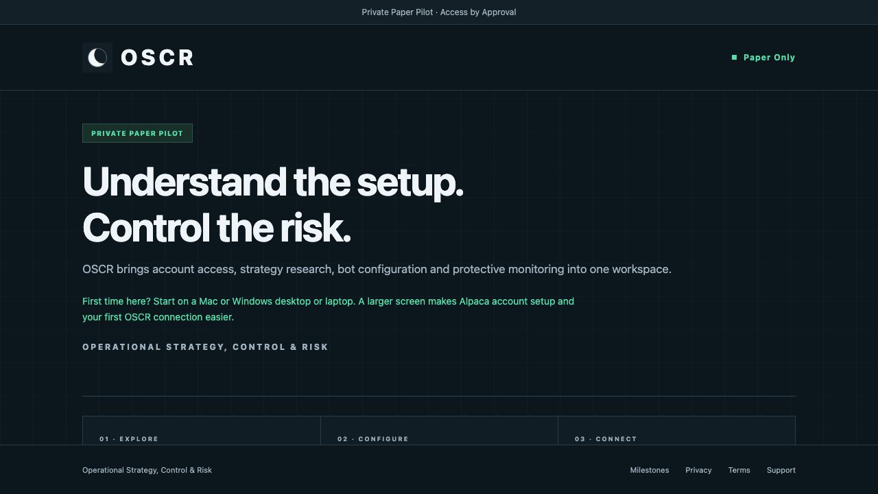 OSCR public project preview